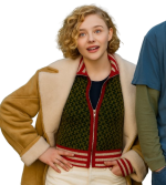 Oh What Fun Chloe Grace Moretz Shearling Coat - Image 2